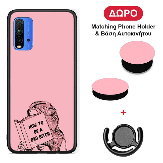 Bad Bitch - Xiaomi Poco M3 θήκη + Δώρο Phone Holder & Βάση Αυτοκινήτου