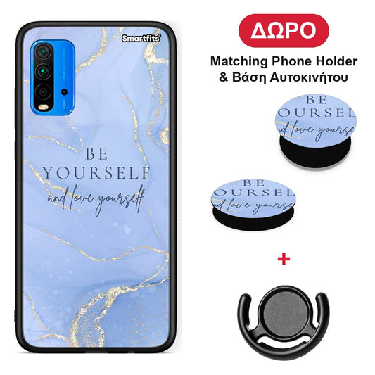 Be Yourself - Xiaomi Poco M3 θήκη + Δώρο Phone Holder & Βάση Αυτοκινήτου
