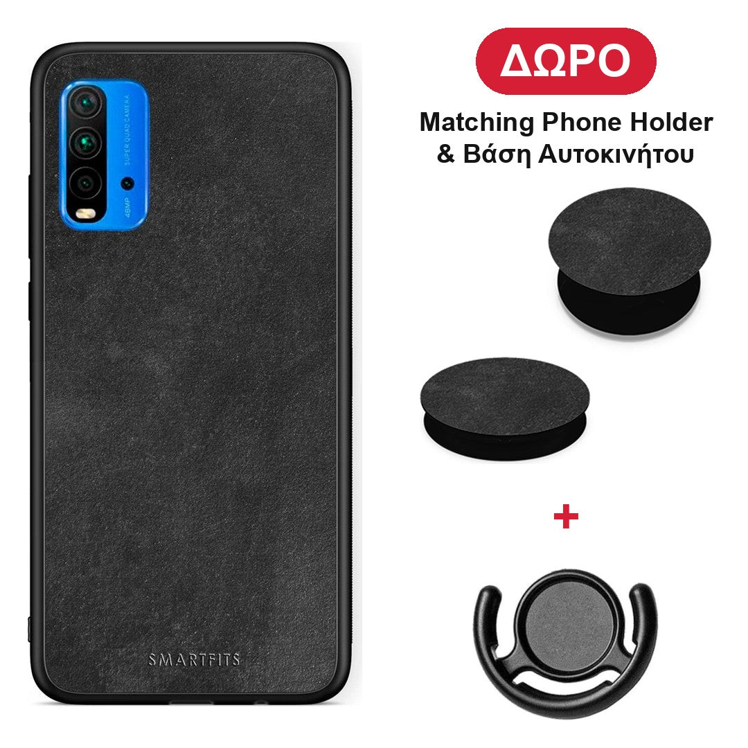 Color Black Slate - Xiaomi Poco M3 θήκη + Δώρο Phone Holder & Βάση Αυτοκινήτου