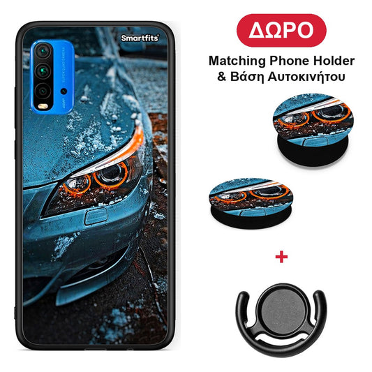 Bmw E60 - Xiaomi Poco M3 θήκη + Δώρο Phone Holder & Βάση Αυτοκινήτου