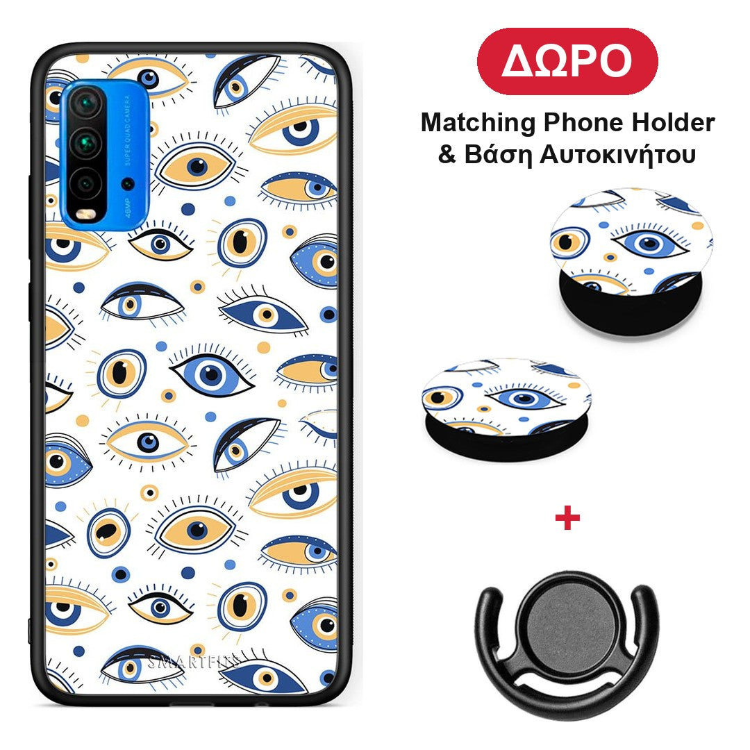 Ftou Ftou - Xiaomi Poco M3 θήκη + Δώρο Phone Holder & Βάση Αυτοκινήτου