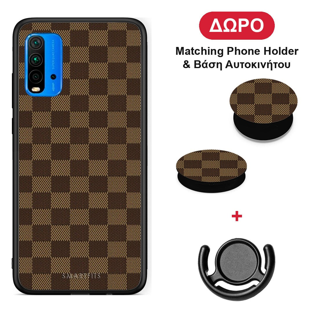 Designer Glamour - Xiaomi Poco M3 θήκη + Δώρο Phone Holder & Βάση Αυτοκινήτου