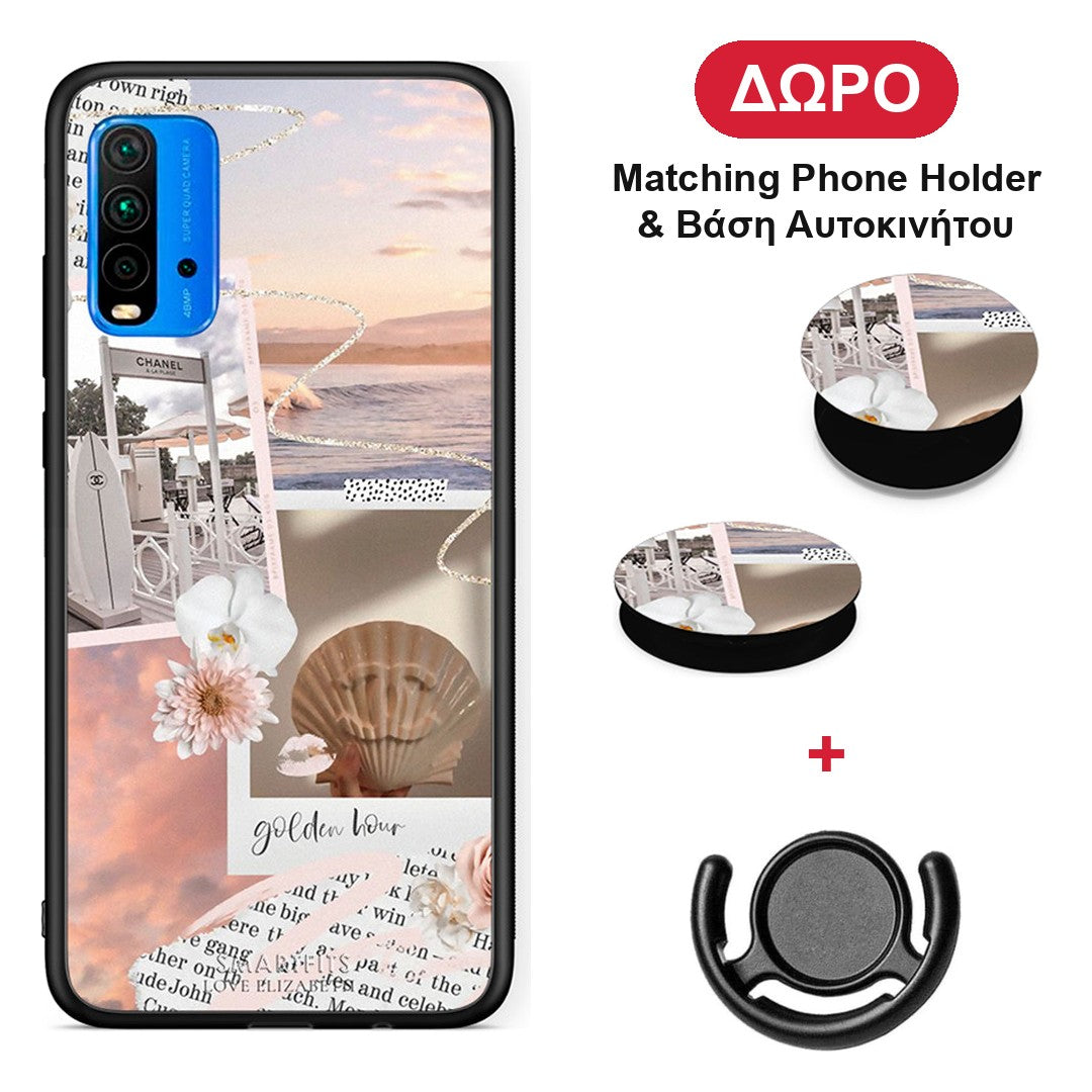 Golden Hour - Xiaomi Poco M3 θήκη + Δώρο Phone Holder & Βάση Αυτοκινήτου