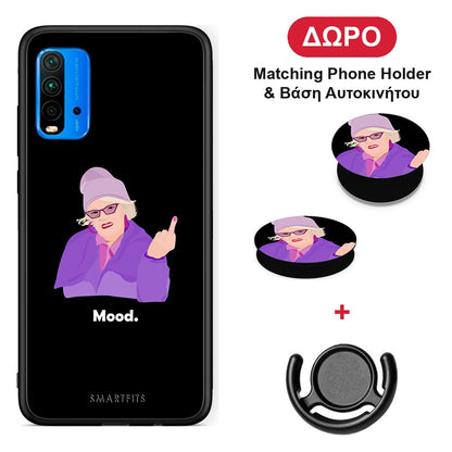 Grandma Mood Black - Xiaomi Poco M3 θήκη + Δώρο Phone Holder & Βάση Αυτοκινήτου