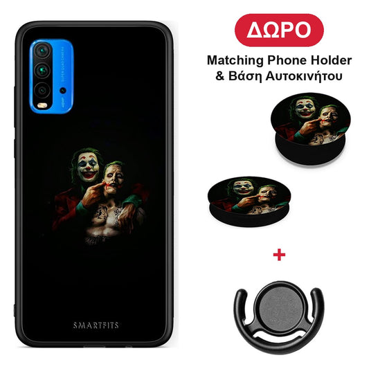 Hero Clown - Xiaomi Poco M3 θήκη + Δώρο Phone Holder & Βάση Αυτοκινήτου
