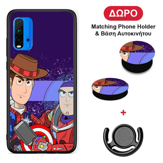 Infinity Story - Xiaomi Poco M3 θήκη + Δώρο Phone Holder & Βάση Αυτοκινήτου