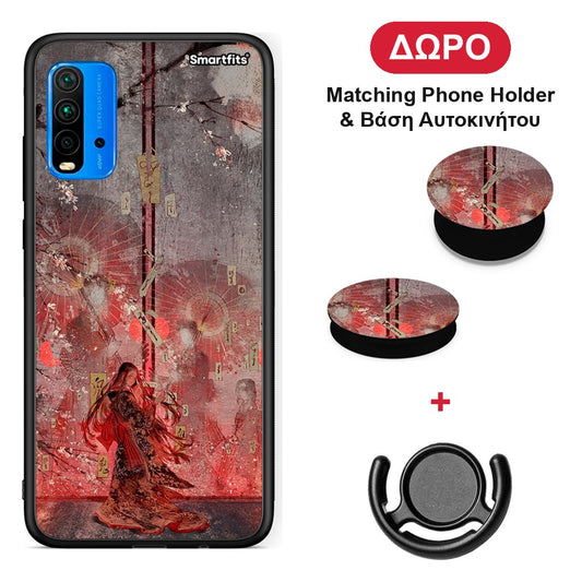 Nezuko Kamado - Xiaomi Poco M3 θήκη + Δώρο Phone Holder & Βάση Αυτοκινήτου