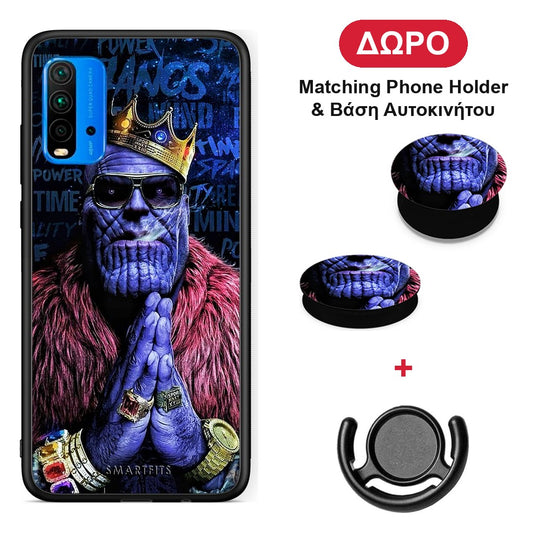 PopArt Thanos - Xiaomi Poco M3 θήκη + Δώρο Phone Holder & Βάση Αυτοκινήτου