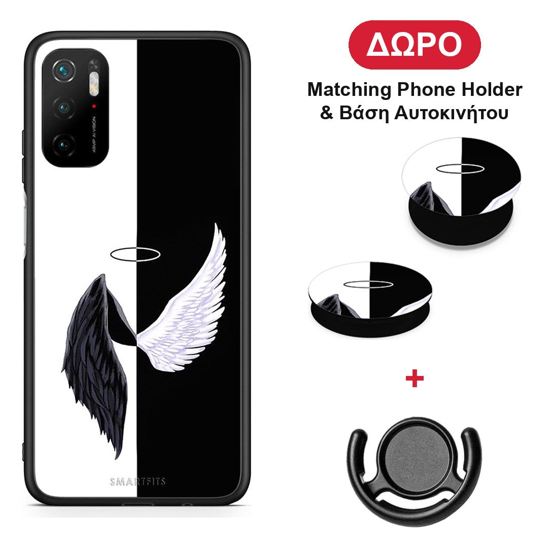 Angels Demons - Xiaomi Poco M3 Pro θήκη + Δώρο Phone Holder & Βάση Αυτοκινήτου