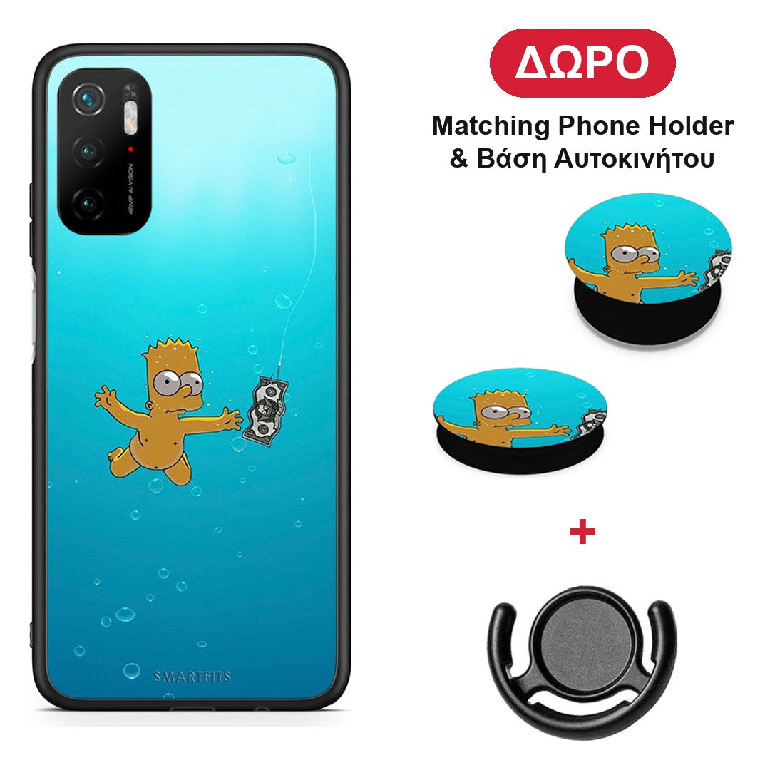Chasing Money - Xiaomi Poco M3 Pro θήκη + Δώρο Phone Holder & Βάση Αυτοκινήτου