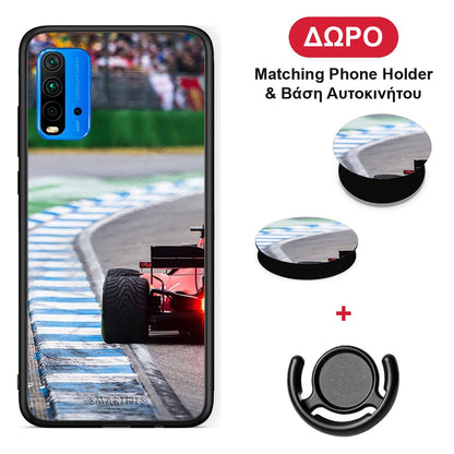 Racing Vibes - Xiaomi Poco M3 θήκη + Δώρο Phone Holder & Βάση Αυτοκινήτου