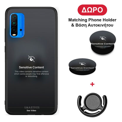 Sensitive Content - Xiaomi Poco M3 θήκη + Δώρο Phone Holder & Βάση Αυτοκινήτου