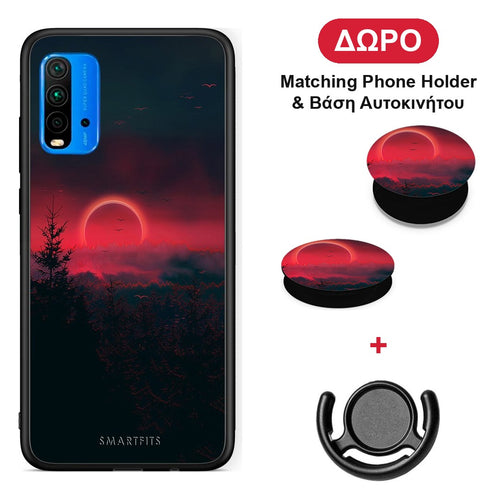 Tropic Sunset - Xiaomi Poco M3 θήκη + Δώρο Phone Holder & Βάση Αυτοκινήτου