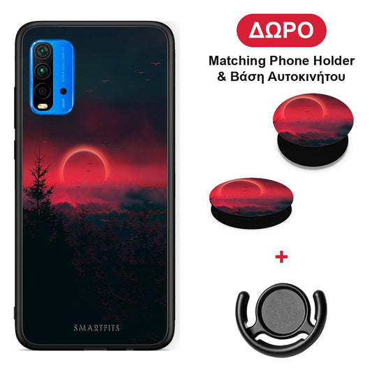 Tropic Sunset - Xiaomi Poco M3 θήκη + Δώρο Phone Holder & Βάση Αυτοκινήτου