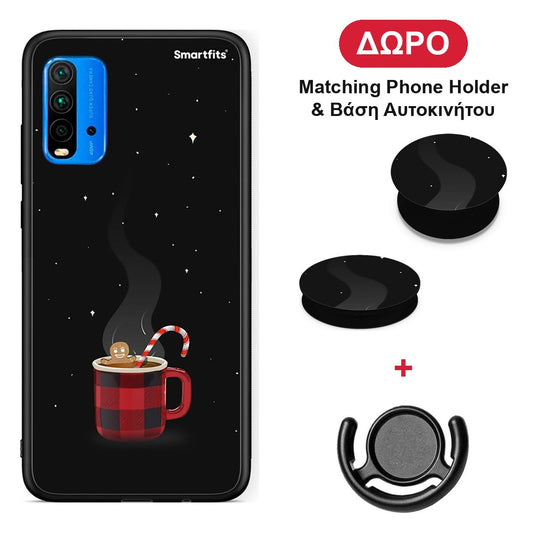 Xmas Bathing - Xiaomi Poco M3 θήκη + Δώρο Phone Holder & Βάση Αυτοκινήτου