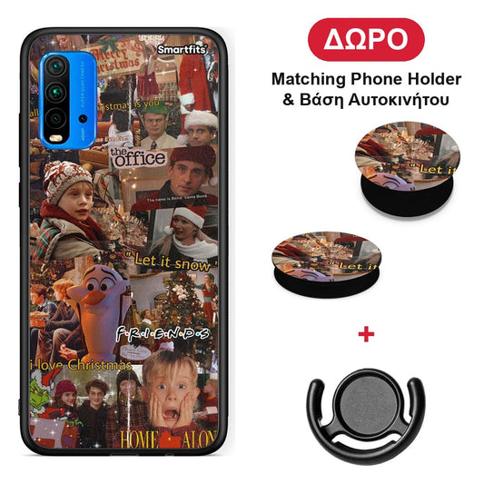 Xmas Wishes - Xiaomi Poco M3 θήκη + Δώρο Phone Holder & Βάση Αυτοκινήτου