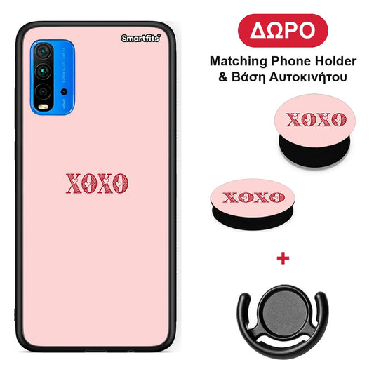 XOXO Love - Xiaomi Poco M3 θήκη + Δώρο Phone Holder & Βάση Αυτοκινήτου