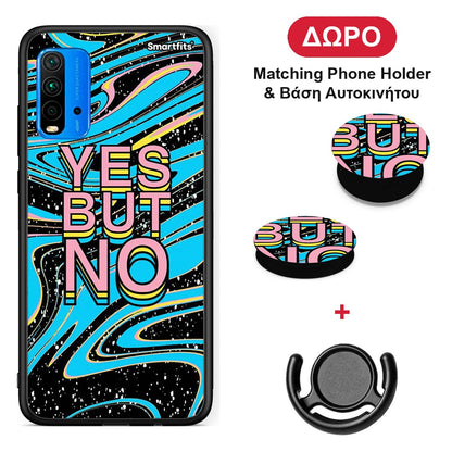 Yes But No - Xiaomi Poco M3 θήκη + Δώρο Phone Holder & Βάση Αυτοκινήτου