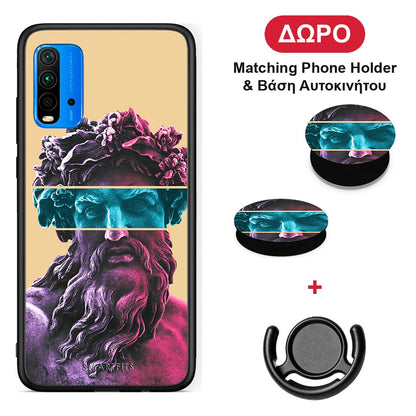 Zeus Art - Xiaomi Poco M3 θήκη + Δώρο Phone Holder & Βάση Αυτοκινήτου