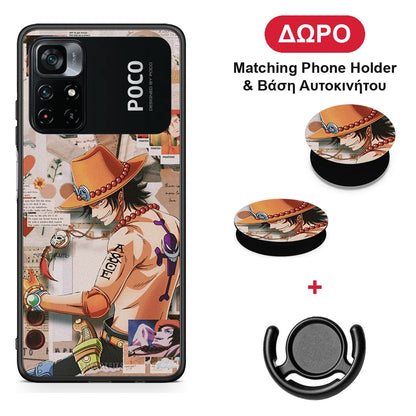 Anime Collage - Xiaomi Poco M4 Pro 4G θήκη + Δώρο Phone Holder & Βάση Αυτοκινήτου