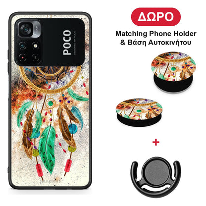 Boho DreamCatcher - Xiaomi Poco M4 Pro 4G θήκη + Δώρο Phone Holder & Βάση Αυτοκινήτου
