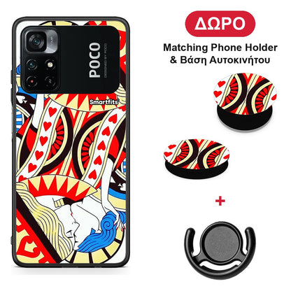 Card Love - Xiaomi Poco M4 Pro 4G θήκη + Δώρο Phone Holder & Βάση Αυτοκινήτου