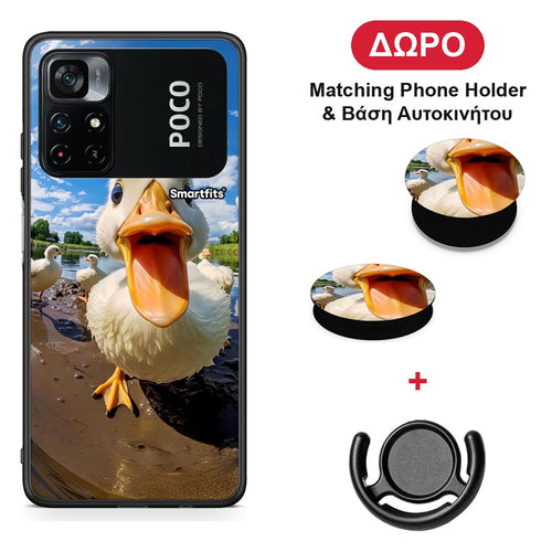 Duck Face - Xiaomi Poco M4 Pro 4G θήκη + Δώρο Phone Holder & Βάση Αυτοκινήτου