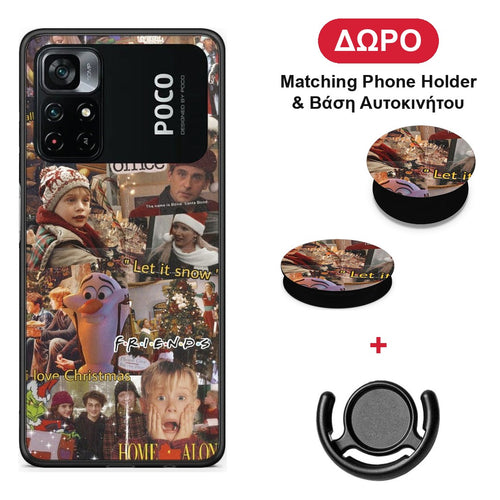 Xmas Wishes - Xiaomi Poco M4 Pro 4G θήκη + Δώρο Phone Holder & Βάση Αυτοκινήτου