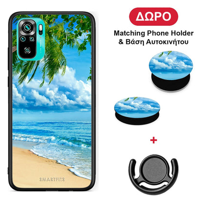 Beautiful Beach - Xiaomi Poco M5s θήκη + Δώρο Phone Holder & Βάση Αυτοκινήτου