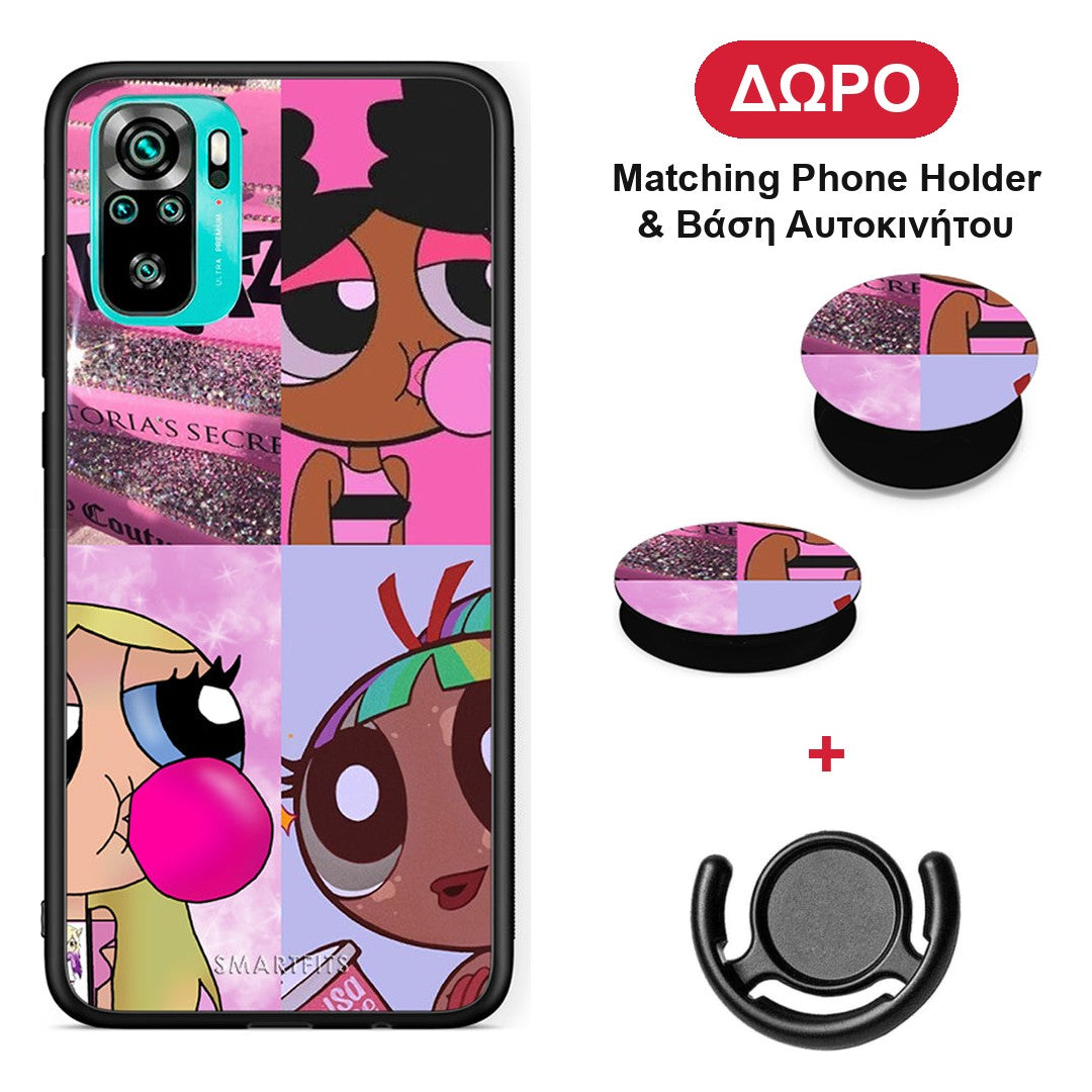 Bubble Girls - Xiaomi Poco M5s θήκη + Δώρο Phone Holder & Βάση Αυτοκινήτου