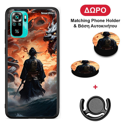 Dragons Fight - Xiaomi Poco M5s θήκη + Δώρο Phone Holder & Βάση Αυτοκινήτου