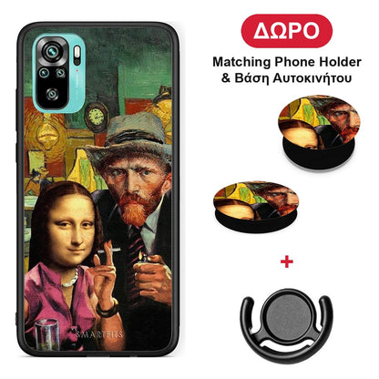 Funny Art - Xiaomi Poco M5s θήκη + Δώρο Phone Holder & Βάση Αυτοκινήτου