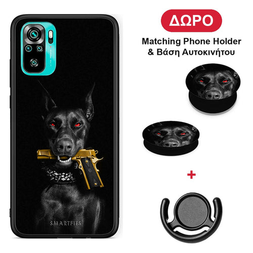 Golden Gun - Xiaomi Poco M5s θήκη + Δώρο Phone Holder & Βάση Αυτοκινήτου