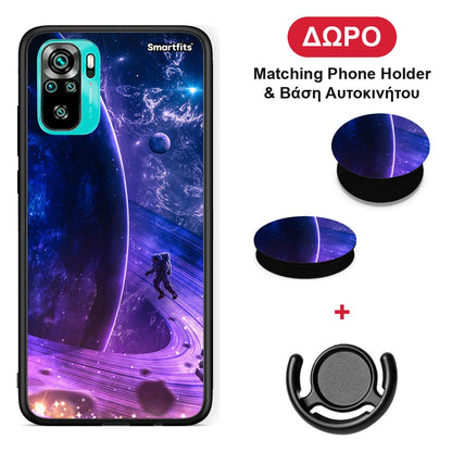 Lost Astronaut - Xiaomi Poco M5s θήκη + Δώρο Phone Holder & Βάση Αυτοκινήτου
