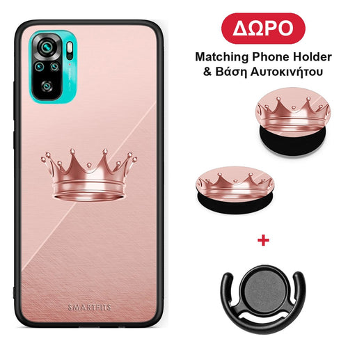 Minimal Crown - Xiaomi Poco M5s θήκη + Δώρο Phone Holder & Βάση Αυτοκινήτου