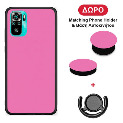 Rose Pink - Xiaomi Poco M5s θήκη + Δώρο Phone Holder & Βάση Αυτοκινήτου