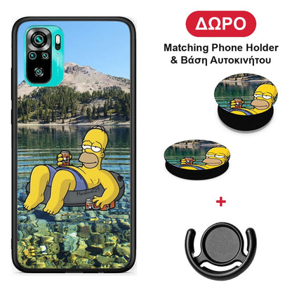 Summer Happiness - Xiaomi Poco M5s θήκη + Δώρο Phone Holder & Βάση Αυτοκινήτου