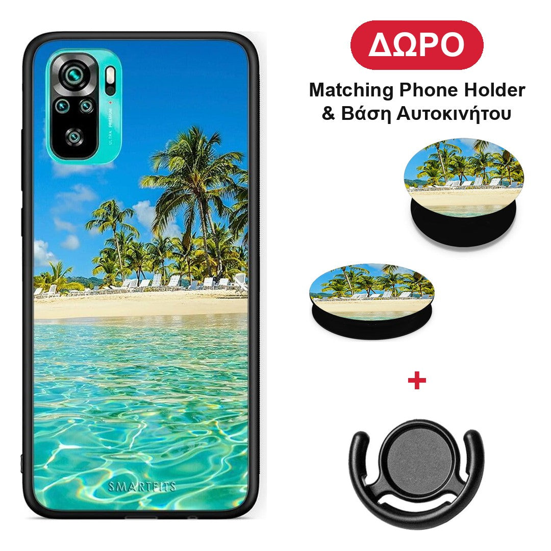 Tropical Vibes - Xiaomi Poco M5s θήκη + Δώρο Phone Holder & Βάση Αυτοκινήτου