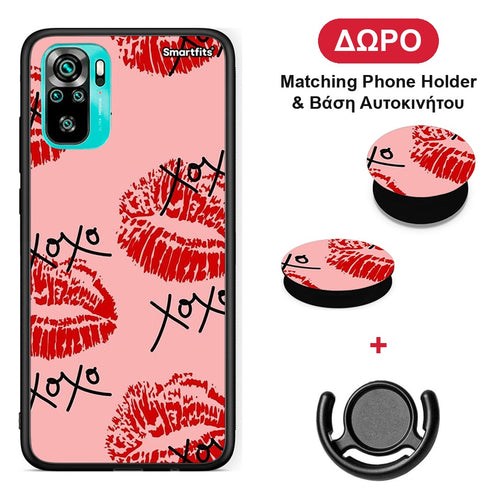 XOXO Lips - Xiaomi Poco M5s θήκη + Δώρο Phone Holder & Βάση Αυτοκινήτου