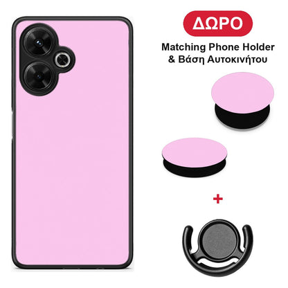 Cotton Candy Pink - Xiaomi Poco M6 4G θήκη + Δώρο Phone Holder & Βάση Αυτοκινήτου