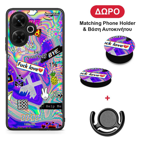 Game Over - Xiaomi Poco M6 4G θήκη + Δώρο Phone Holder & Βάση Αυτοκινήτου