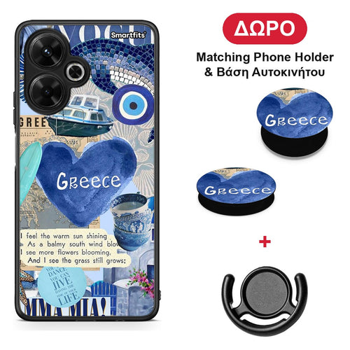 Summer In Greece - Xiaomi Poco M6 4G θήκη + Δώρο Phone Holder & Βάση Αυτοκινήτου