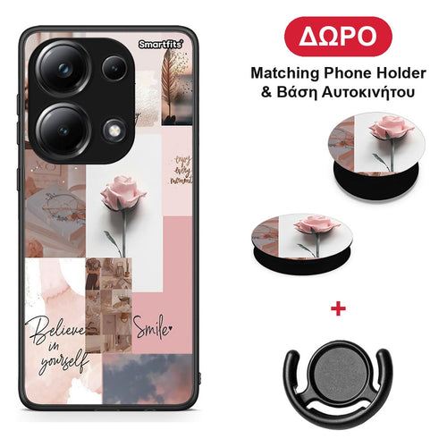 Aesthetic Collage - Xiaomi Poco M6 Pro θήκη + Δώρο Phone Holder & Βάση Αυτοκινήτου