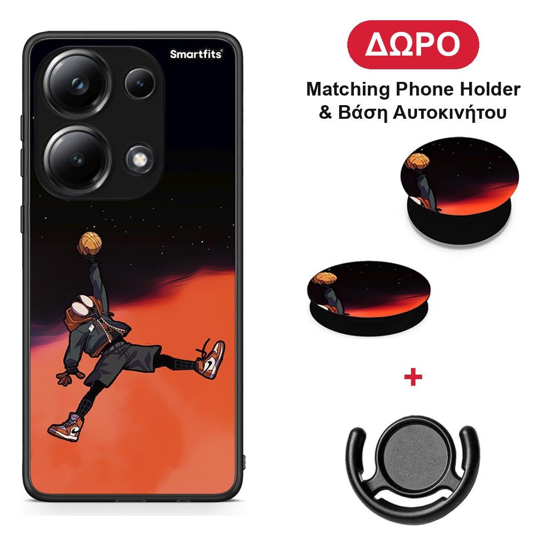 Basketball Hero - Xiaomi Poco M6 Pro θήκη + Δώρο Phone Holder & Βάση Αυτοκινήτου