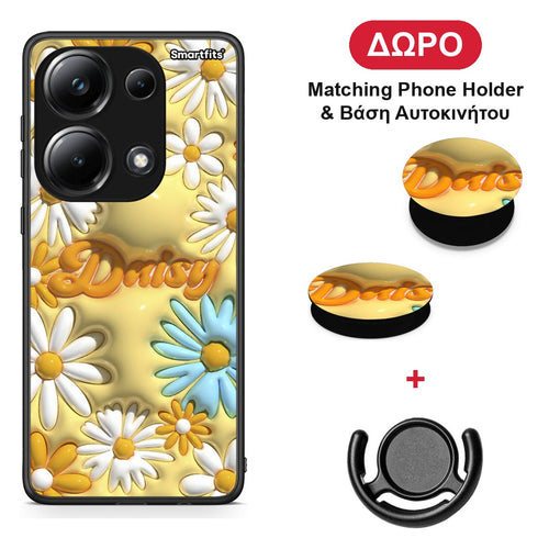 Bubble Daisies - Xiaomi Poco M6 Pro θήκη + Δώρο Phone Holder & Βάση Αυτοκινήτου