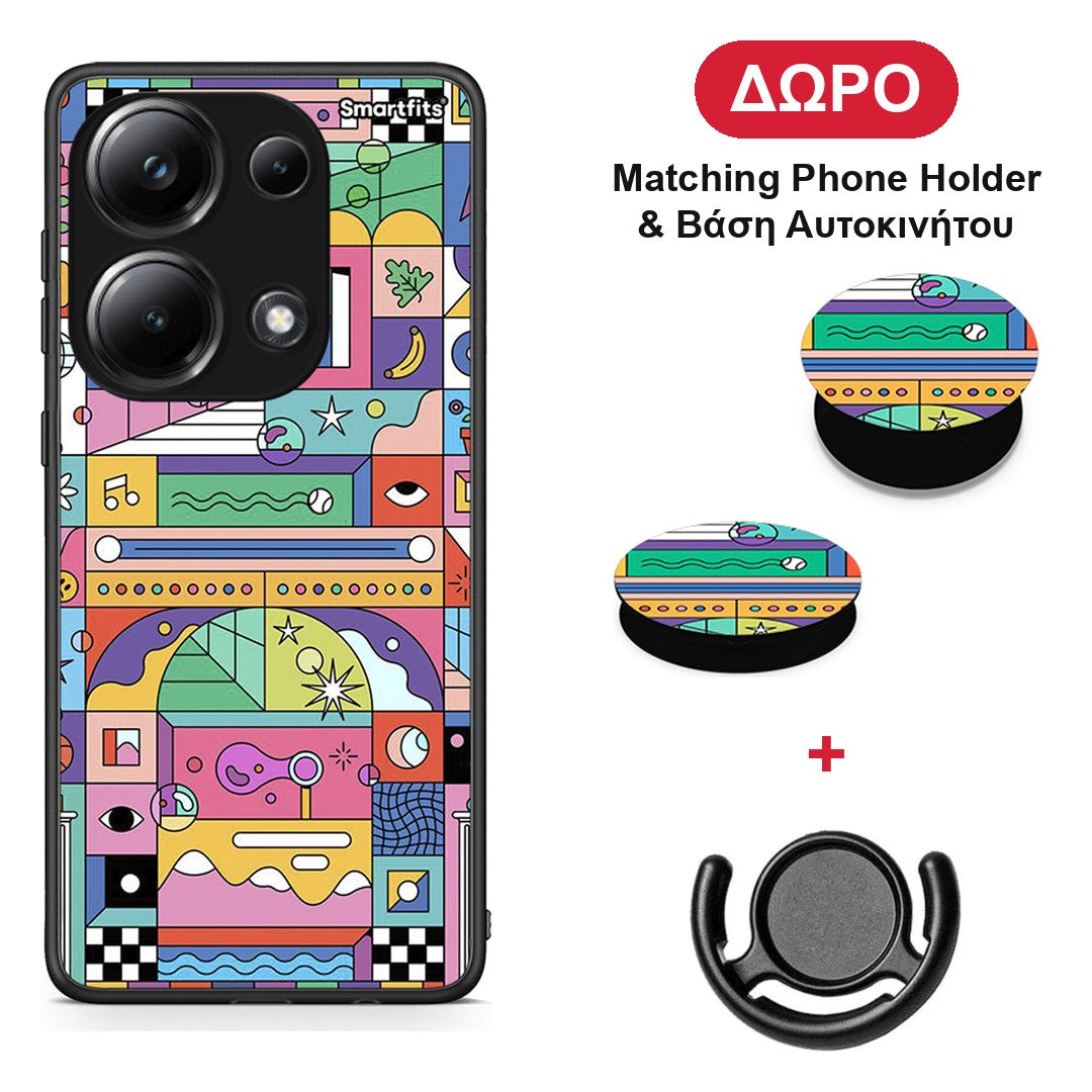 Bubbles Soap - Xiaomi Poco M6 Pro θήκη + Δώρο Phone Holder & Βάση Αυτοκινήτου