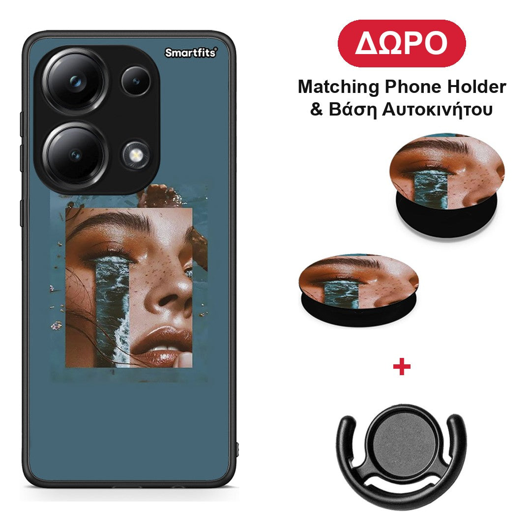 Cry An Ocean - Xiaomi Poco M6 Pro θήκη + Δώρο Phone Holder & Βάση Αυτοκινήτου