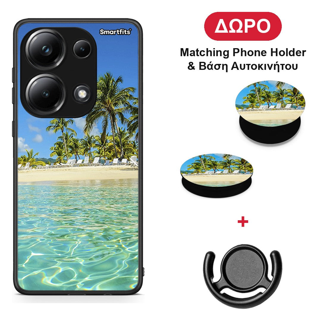 Tropical Vibes - Xiaomi Poco M6 Pro θήκη + Δώρο Phone Holder & Βάση Αυτοκινήτου