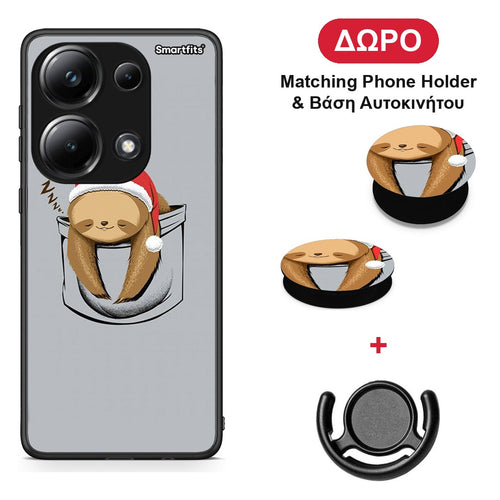 Xmas Zzzz - Xiaomi Poco M6 Pro θήκη + Δώρο Phone Holder & Βάση Αυτοκινήτου
