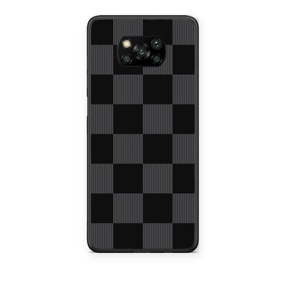 Θήκη Xiaomi Poco X3 / X3 Pro / X3 NFC Black and Charcoal Striped Checks από τη Smartfits με σχέδιο στο πίσω μέρος και μαύρο περίβλημα | Xiaomi Poco X3 / X3 Pro / X3 NFC Black and Charcoal Striped Checks case with colorful back and black bezels
